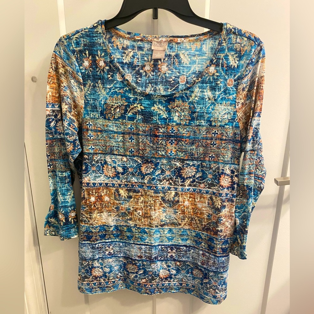 Chicos abstract print tunic